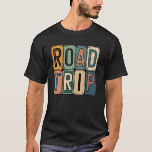 Camiseta Placa de Matrícula de Viaje