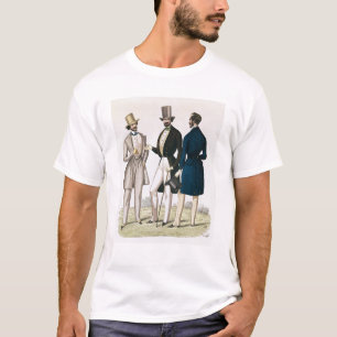 Camiseta Placa de moda que representa la ropa masculina