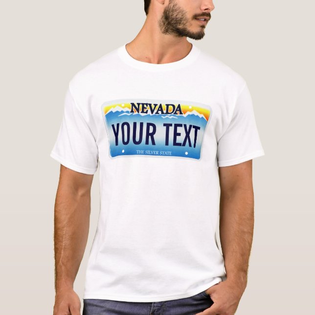 Camiseta Placa de Nevada (Anverso)