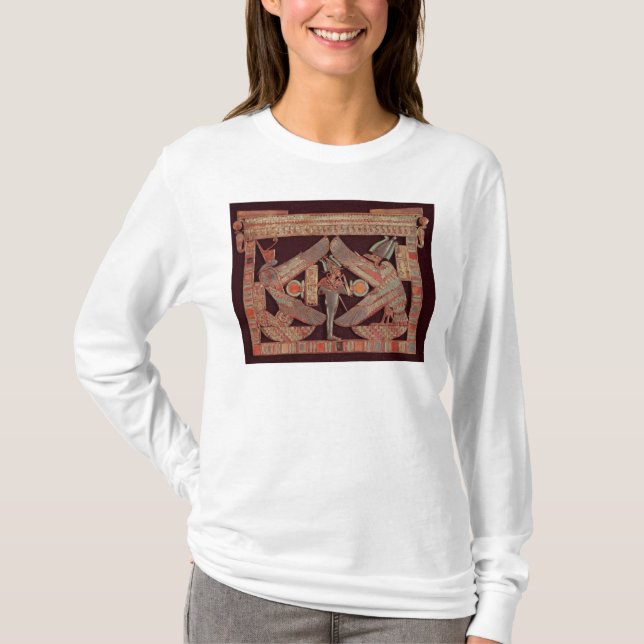 Camiseta Placa de pecho que representa Osiris, dios de (Anverso)