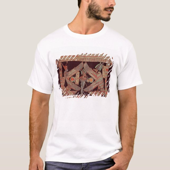 Camiseta Placa de pecho que representa Osiris, dios de (Anverso)
