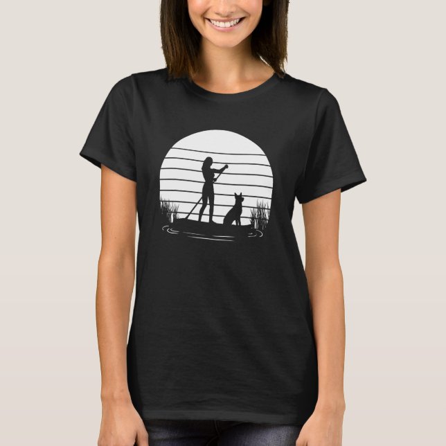 Camiseta Placa de remo para el puño del perro (Anverso)