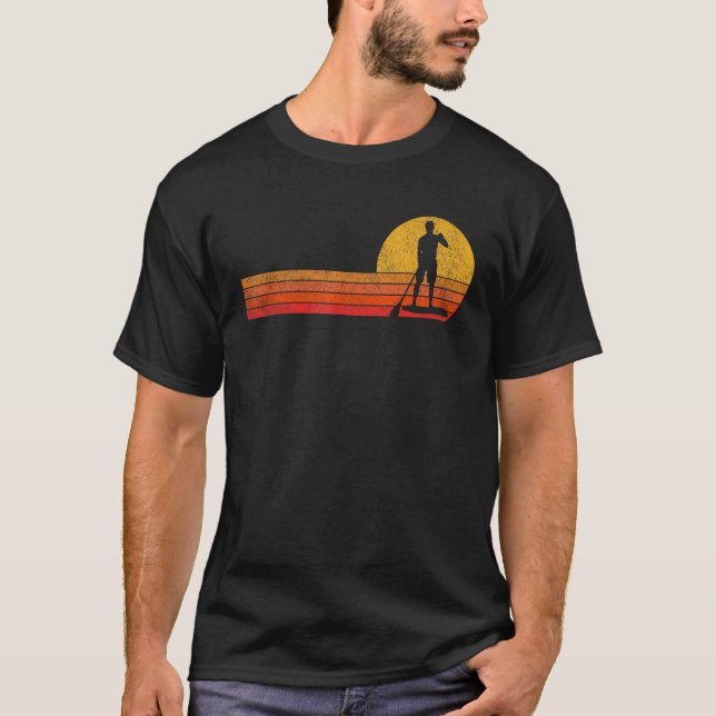 Camiseta Placa de remo retro para la placa de remo (Anverso)