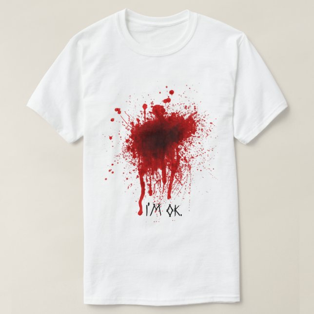 Camiseta Placa de sangre (Diseño del anverso)