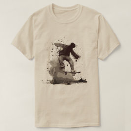 Camiseta Placa de skateboard gráfica