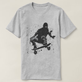Camiseta Placa de skateboard gráfica