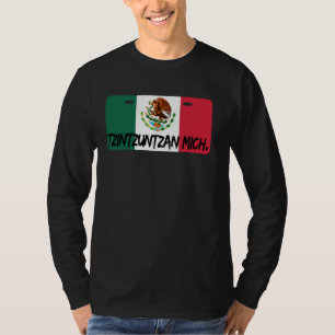 Camiseta Placa de Tzintzuntzan Michoacán Orgullo Mexicano
