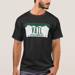Camiseta Placa de Vail Colorado
