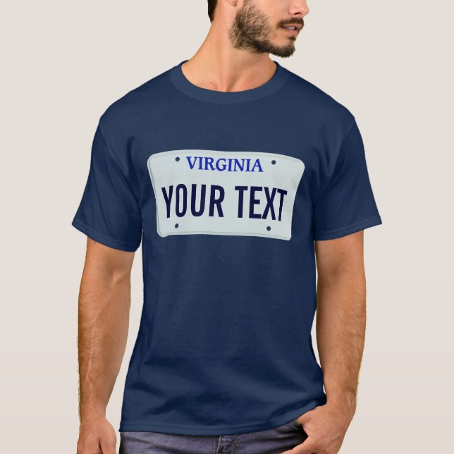 Camiseta Placa de Virginia (Anverso)