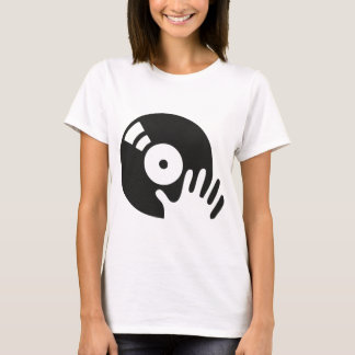 Camiseta Placa giratoria del rasguño de DJ