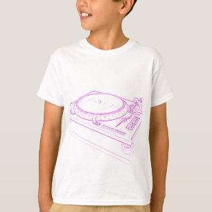Camiseta Placa giratoria rosada