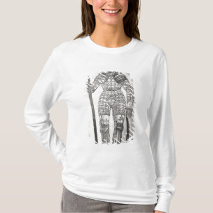 Camiseta Placa que representa la armadura de Juana de Arco