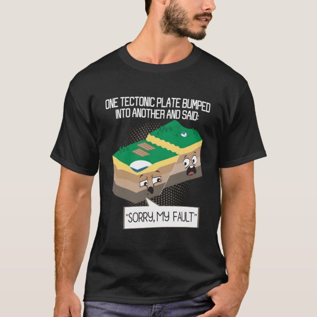 Camiseta Placa tectónica - Teacher de Ciencias Geológicas d (Anverso)