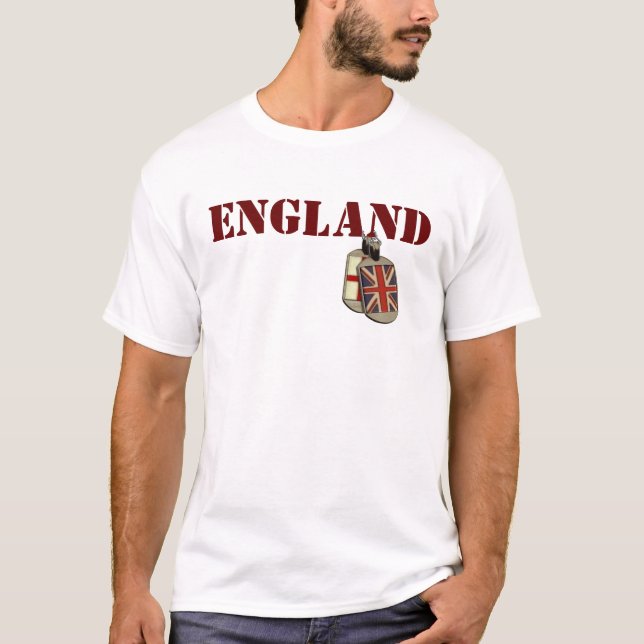 Camiseta Placas de identificación inglesas (Anverso)