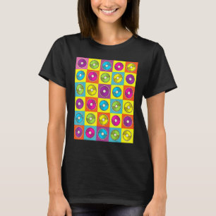 Camiseta Placas de vinilo retro