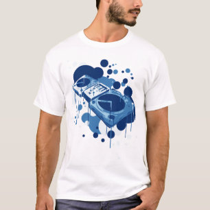 Camiseta Placas giratorias de DJ