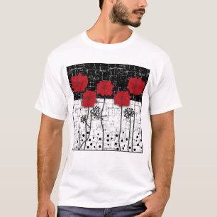 Camiseta Placas rojas de papel para el cachorro