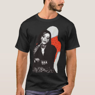 Camiseta Placebo  rock band,  Malko black and white design