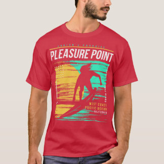 Camiseta Placer De Surfing Retro Punto California Vintage S