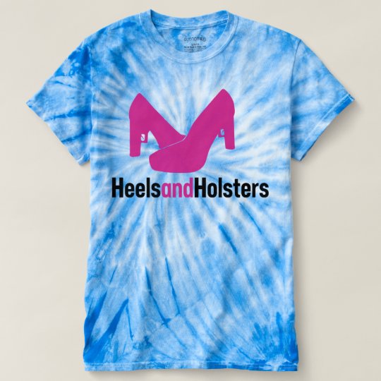 Camiseta Placer del teñido anudado de los talones y de las