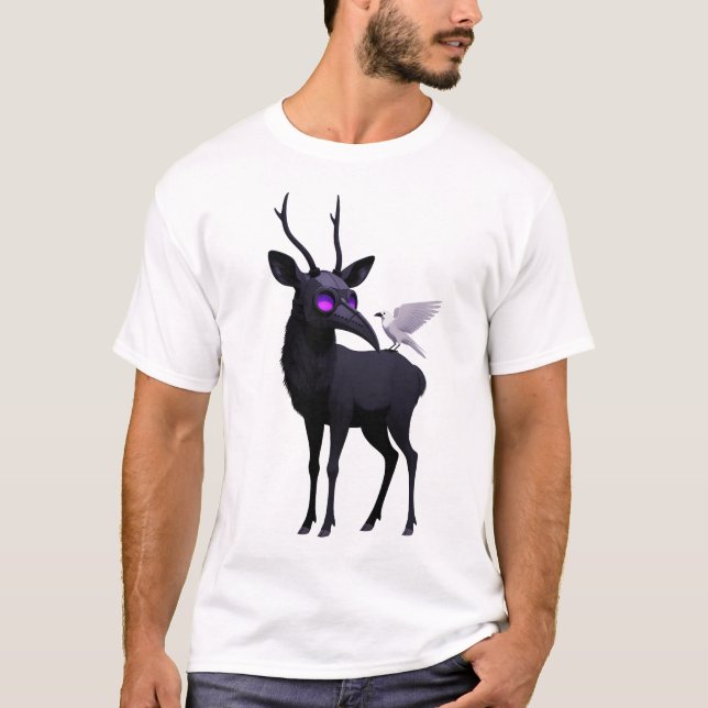 Camiseta Plague Deer Mask (Anverso)
