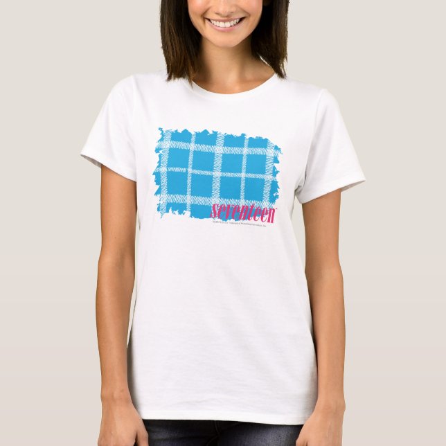 Camiseta Plaid Aqua 4 (Anverso)