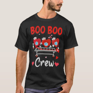 Camiseta Plaid Boo Boo Crew El día de San Valentín Enfermer