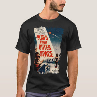 Camiseta Plan 9 desde el espacio exterior Vintage Sci Fi