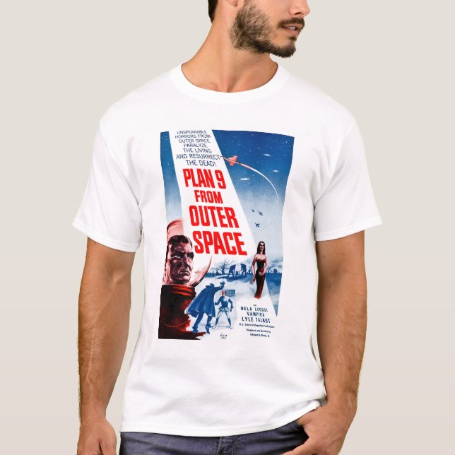 Camiseta Plan 9 desde el espacio ultraterrestre (1957) (Anverso)