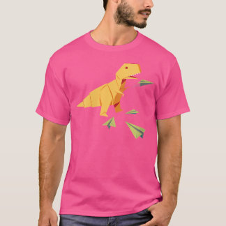Camiseta Plan aéreo de papel volador de dinosaurios T-Rex p