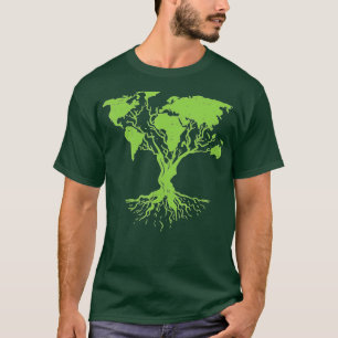 Camiseta Plan Ambiental del Día de la Tierra para el Mapa M
