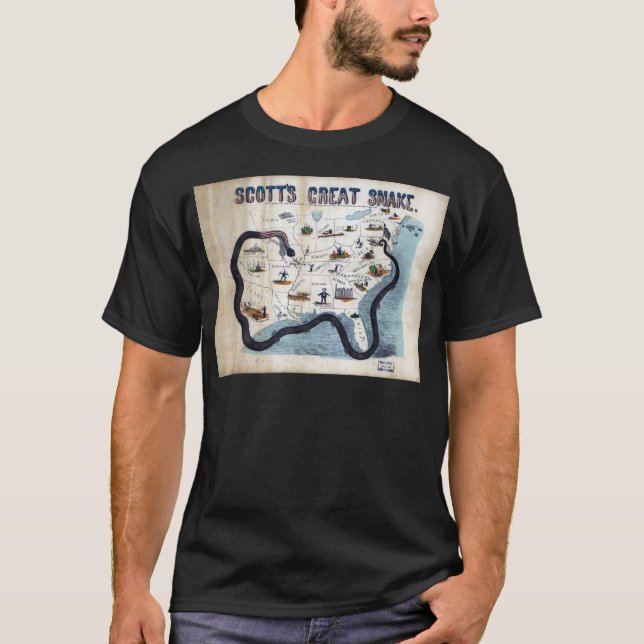 Camiseta Plan Anaconda de la gran serpiente de Winfield Sco (Anverso)