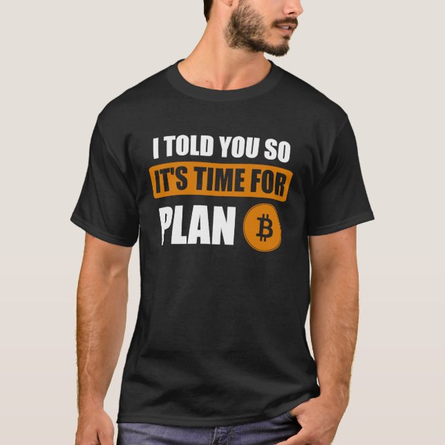 Camiseta Plan B de Bitcoin (Anverso)