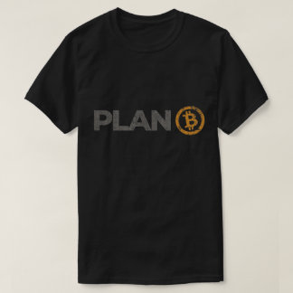Camiseta Plan de Bitcoin Diseño Crypto