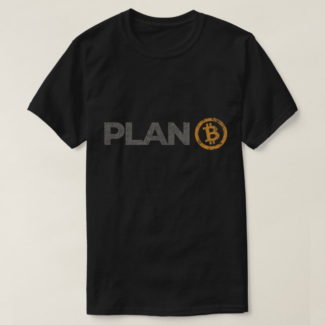 Camiseta Plan de Bitcoin Diseño Crypto (Diseño del anverso)