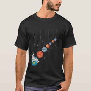 Camiseta Plan de Columpio de Astronauta Planetas Astronomía
