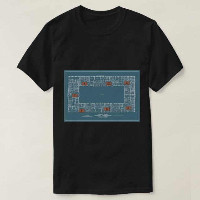 Camiseta Plan de construcción de Arconia (Diseño del anverso)