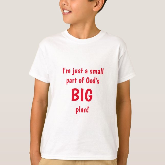 Camiseta Plan de Dios personalizado (Anverso)