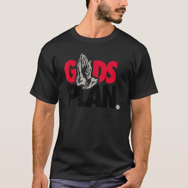 Camiseta Plan de Dioses Rojos de Fuego Manos de Oración Sne (Anverso)