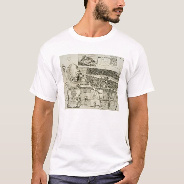 Camiseta Plan de Edimburgo, pub. por John Smith (Anverso)