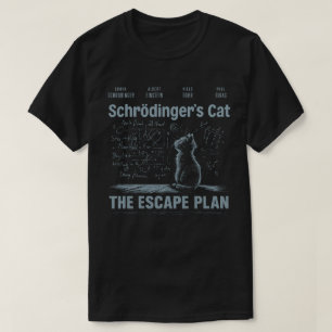Camiseta Plan de Escape del Gato de Schrödinger Física Cien