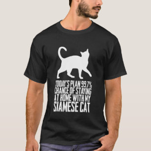 Camiseta plan de hoyposibilidad de quedarme en casa con mi