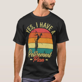 Camiseta Plan de Jubilación de Golf Jubilación divertida de
