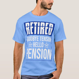 Camiseta Plan De Jubilación De La Cop Gracioso De Pensiones