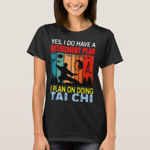 Camiseta Plan De Jubilación De Lema Retro Sunset Planeo En 