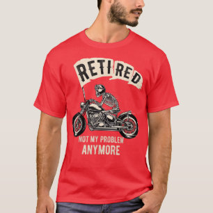 Camiseta Plan De Jubilación De Motocicletas Biker Para Viaj