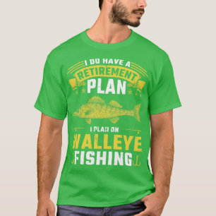 Camiseta Plan de Jubilación del Lago Erie Pesca Walleye