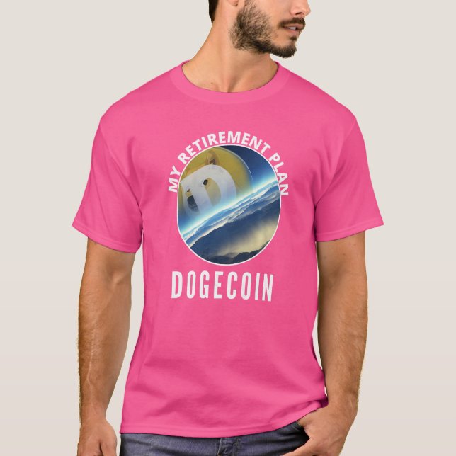 Camiseta Plan De Jubilación Doge Dogecoin A La Percha Diver (Anverso)