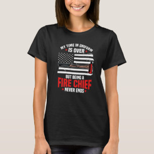 Camiseta Plan de Jubilación Fir del Jefe de Bomberos Retira