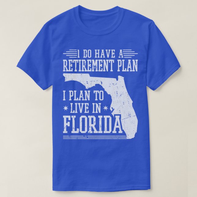 Camiseta Plan de Jubilación Florida (Diseño del anverso)